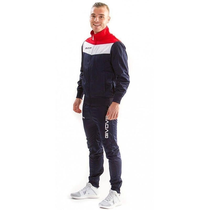 Givova Tuta Campo melegítő szett unisex s.kék-piros 0412 demo