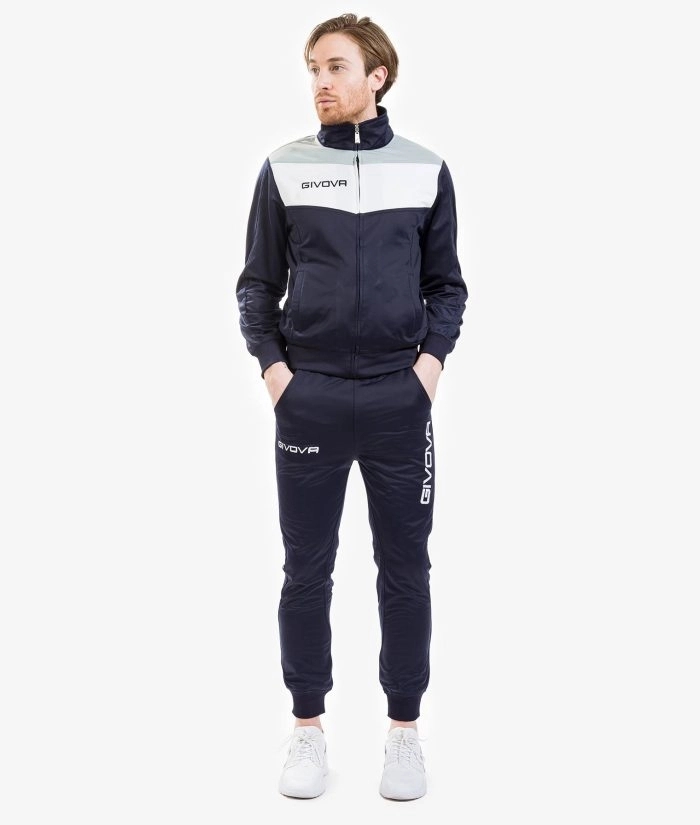 Givova Tuta Campo melegítő szett unisex s.kék-szürke 0427 demo