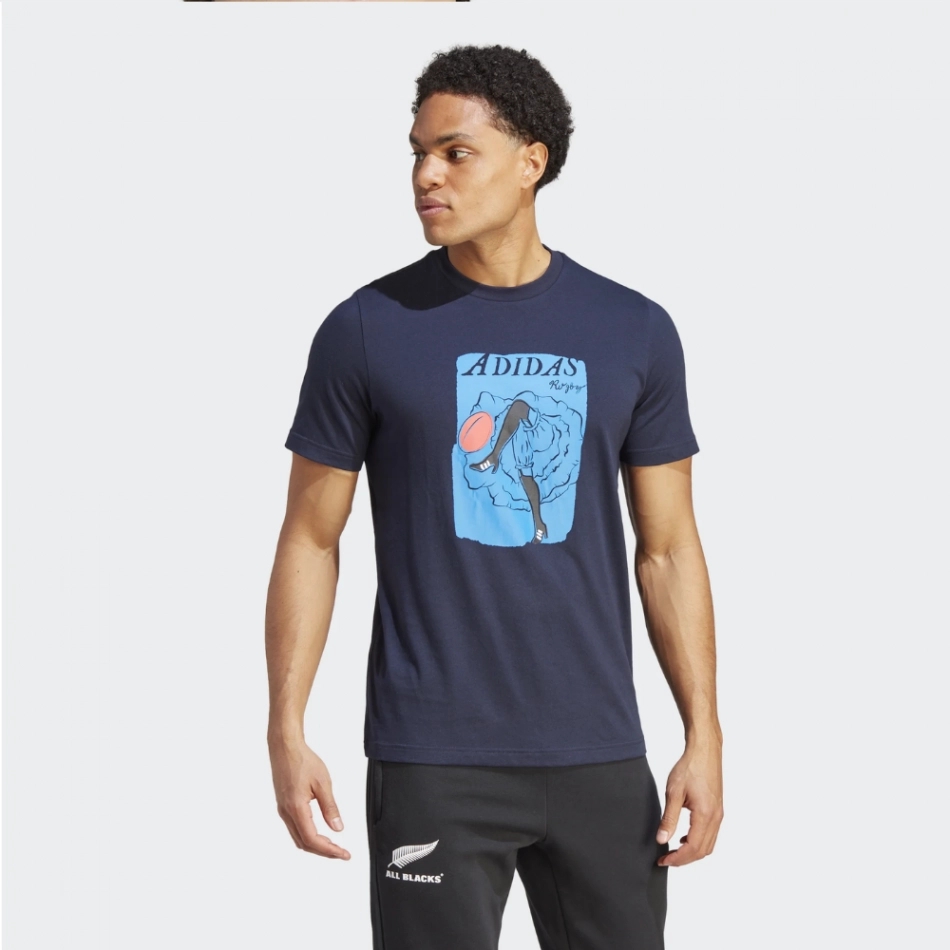 Adidas Rugby pamut póló férfi IB4891 demo