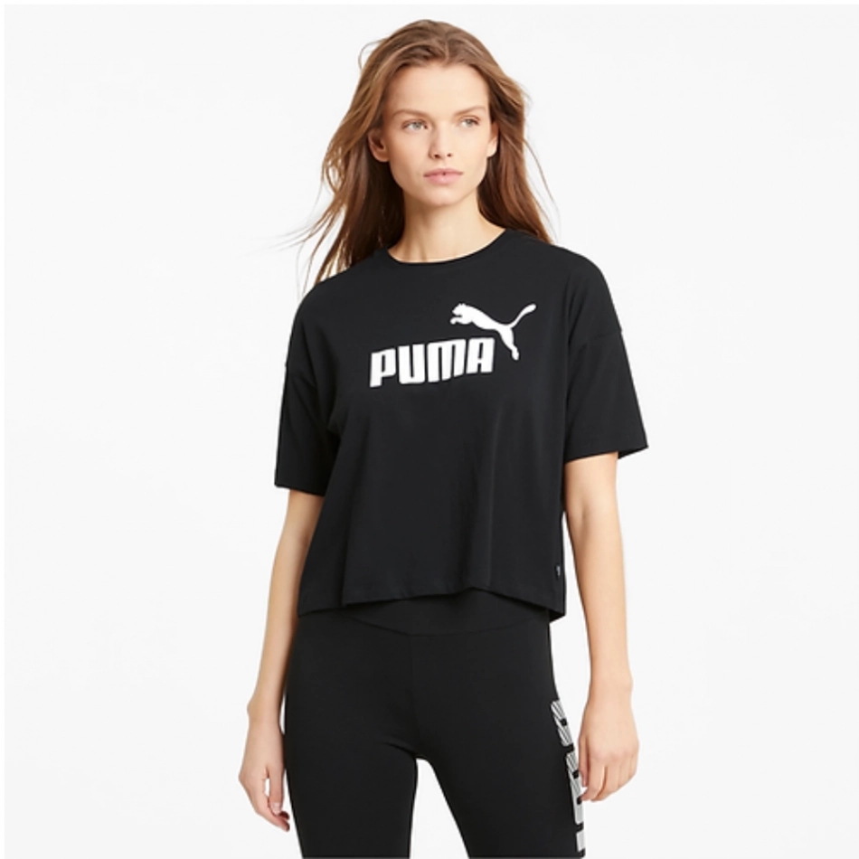 Puma ESS Cropped pamut rövid póló női 586866 01 demo